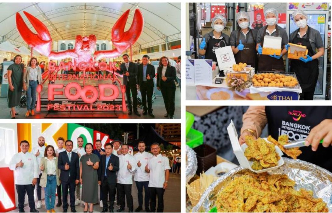 ททท. เสิร์ฟความอร่อยยิ่งใหญ่ระดับอินเตอร์ในงาน “Bangkok International Food Festival 2023” ณ ศูนย์การค้าเซ็นทรัลเวิลด์ กรุงเทพมหานคร 