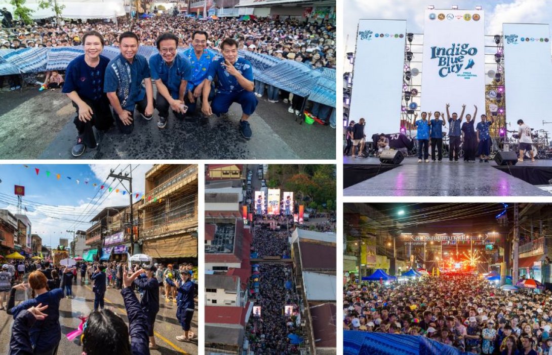 สงกรานต์ปี๋ใหม่เมืองแพร่ 2568 ฉ่ำเว่อร์ !‘Indigo Blue City Phrae Splash Festival 2025’ชู พลัง Soft Power ปิดเมืองสาดความสุข กระตุ้นเศรษฐกิจคึกคัก ยกระดับจังหวัดแพร่ขึ้นสู่เมืองหลักท่องเที่ยว