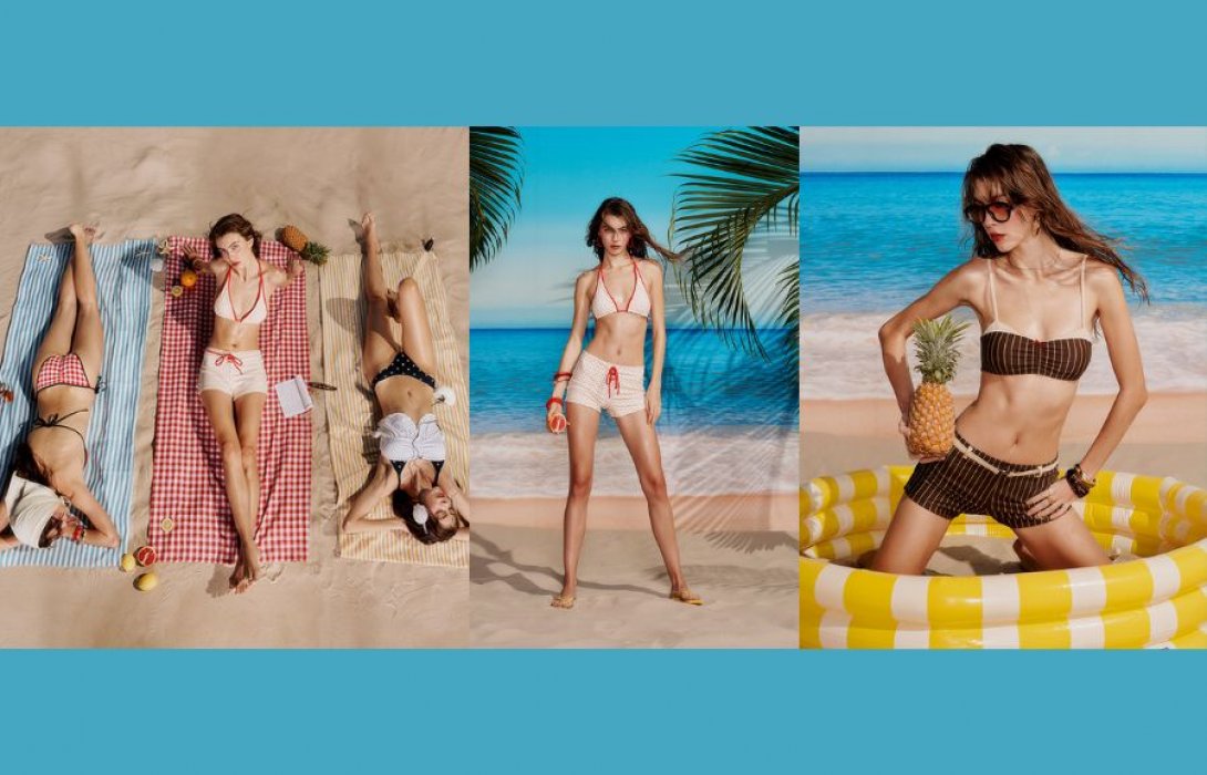 แฟชั่นรับซัมเมอร์ SABINA ชุดว่ายน้ำคอลเลคชั่นใหม่ Okinawa Blue ดีไซน์เก๋ สวมใส่ได้ 2 ด้าน ผ่านลวดลายยอดนิยมอย่าง Gingham และ Polka Dot