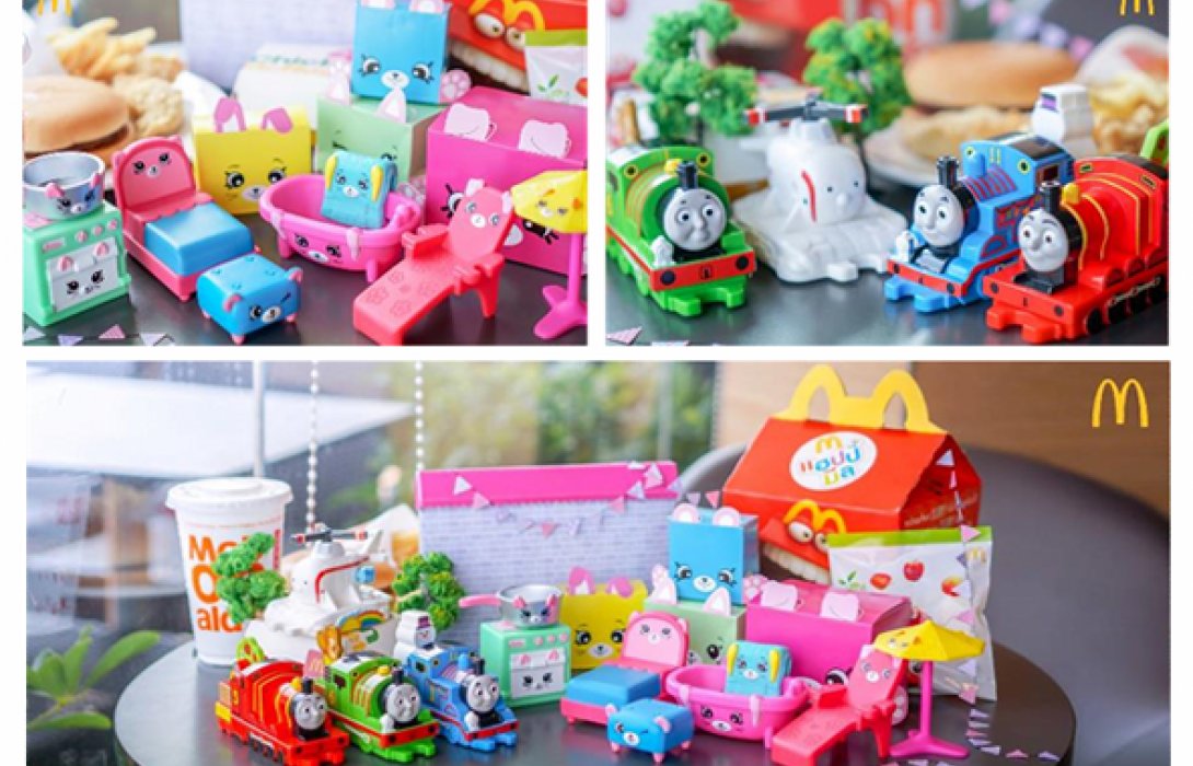 ใหม่! แฮปปี้มีลชุด Shopkins & Thomas and Friends จากแมคโดนัลด์