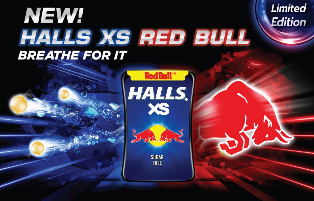 “มอนเดลีซ” เปิดตัว “Halls XS Red Bull” ลูกอมรสชาติคูลสุดขั้วครั้งใหม่!