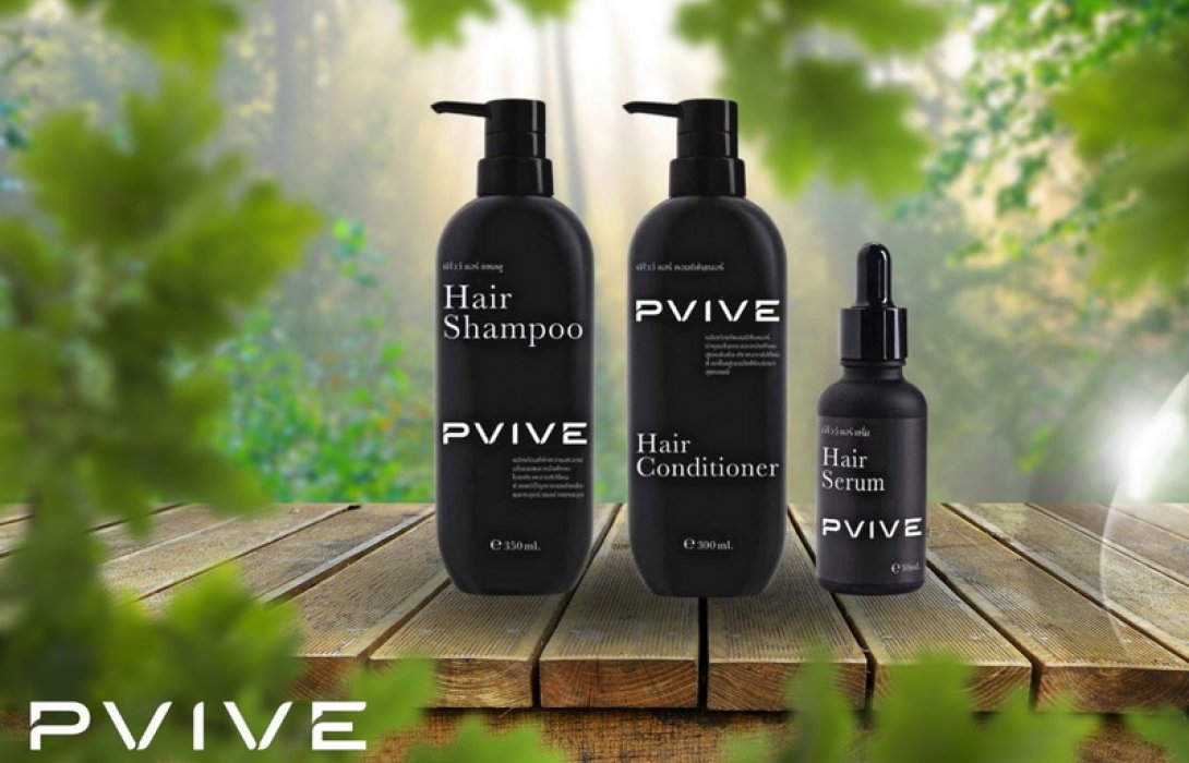 “Pvive” แชมพู ครีมนวด เซรั่ม ตอบโจทย์ทุกปัญหาของผม