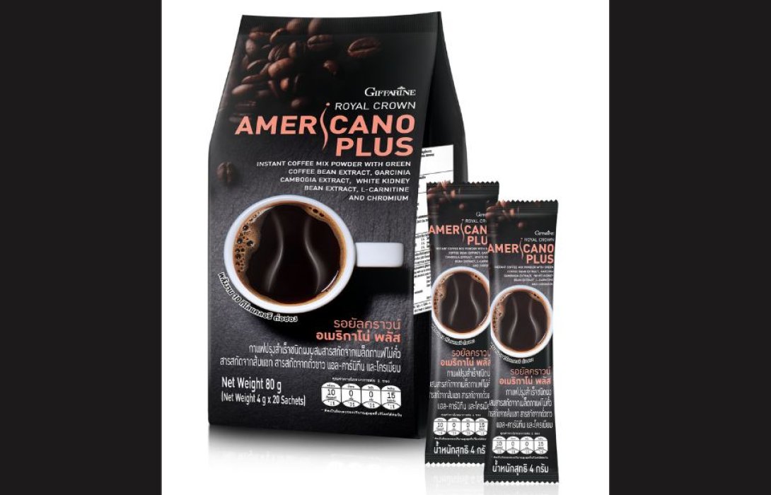 กาแฟ Royal Crown Americano Plus เพื่อสาวพลัสไซส์