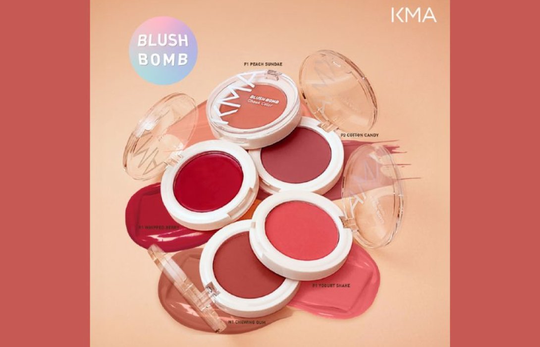 แต่งแต้มสีสันให้สวยสดใสด้วย KMA Blush Bomb ครีมบลัชใหม่ล่าสุด