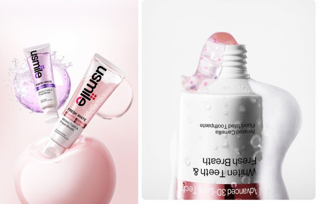usmile เจาะเทรนด์ “Mouth Perfume” ฮิตทั่วโลก เปิดตัว “usmile Fresh White” ยาสีฟันน้ำหอม พรีเมียมจากนวัตกรรรมดูแลช่องปากระดับโลก 