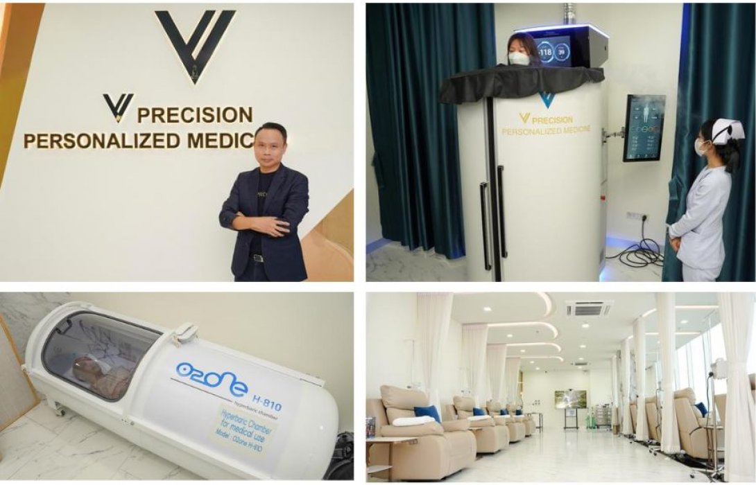 “วี พรีซิชั่น คลินิก” เปิดตัวเครื่องมือนวัตกรรมใหม่ๆ และ เทคโนโลยี Cryotherapy การบำบัดด้วยความเย็นจัด ตอบรับตลาดเวชศาสตร์ชะลอวัยโตรับสังคมผู้สูงอายุ