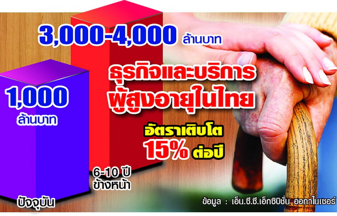 จับตาธุรกิจเกิดใหม่ ... ผุดรับเทรนด์สังคมผู้สูงอายุในอีก 6 ปี  