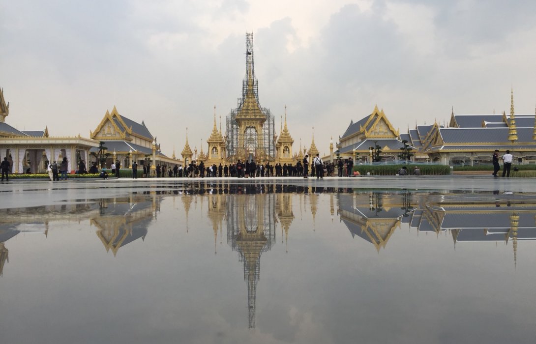 รองนายกรัฐมนตรีตรวจความพร้อมของพื้นที่จัดสร้างพระเมรุมาศและการทดสอบความมั่นคงแข็งแรงของอุปกรณ์