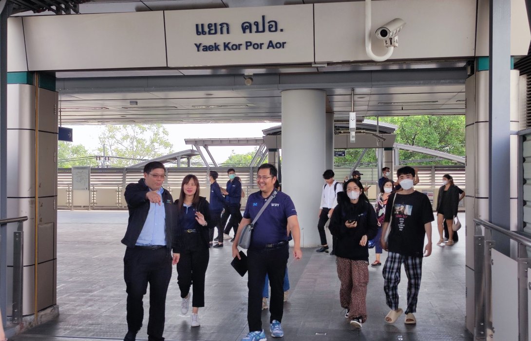 กรมราง ลงพื้นที่เช็คความพร้อมการเชื่อมต่อสถานีศูนย์ราชการฯ ก่อนเปิดรถไฟฟ้าสายสีชมพูปลายปีนี้