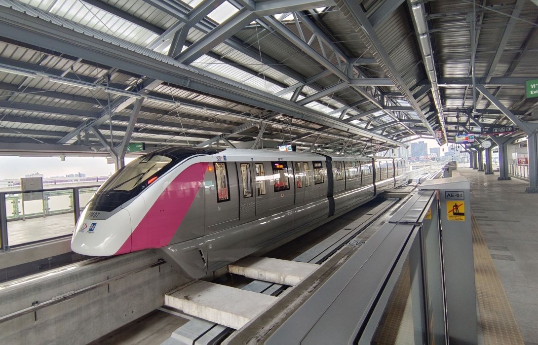 รถไฟฟ้าสีชมพู ให้ทุกคนทดลองนั่งฟรี 21 พ.ย. นี้