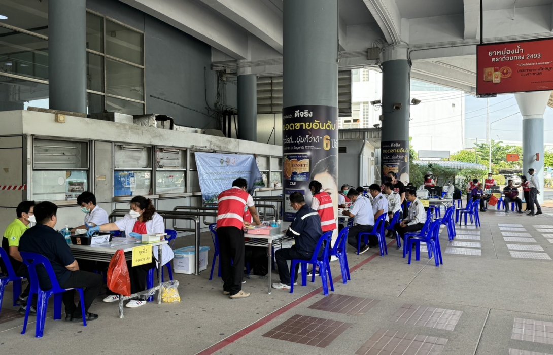 บขส. x กรมควบคุมโรค คุมเข้มความปลอดภัยในการเดินทาง พร้อมเช็กพนักงานขับรถก่อนให้บริการ ลดความเสี่ยงอุบัติเหตุ