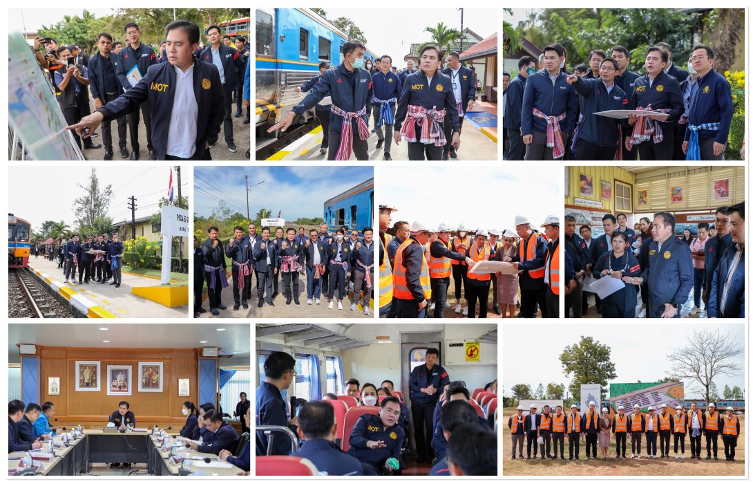 “สุรพงษ์” เร่งพัฒนาระบบโลจิสติกส์ รถไฟทางคู่พื้นที่ภาคอีสาน เชื่อมประเทศเพื่อนบ้าน หนุนการค้า ท่องเที่ยว การลงทุนไทย - ลาว – จีน