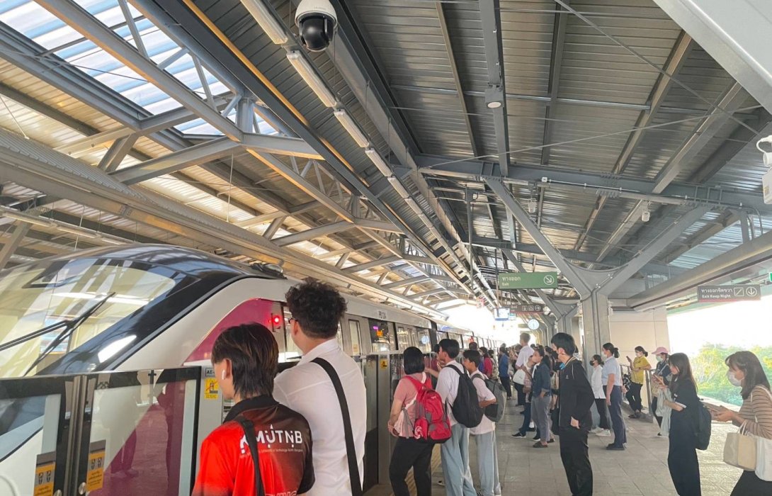 'กรมราง' เผยรถไฟฟ้าสีชมพู คนใช้บริการเกินแสนคน-เที่ยว ด้าน Airport Rail Link นิวไฮ