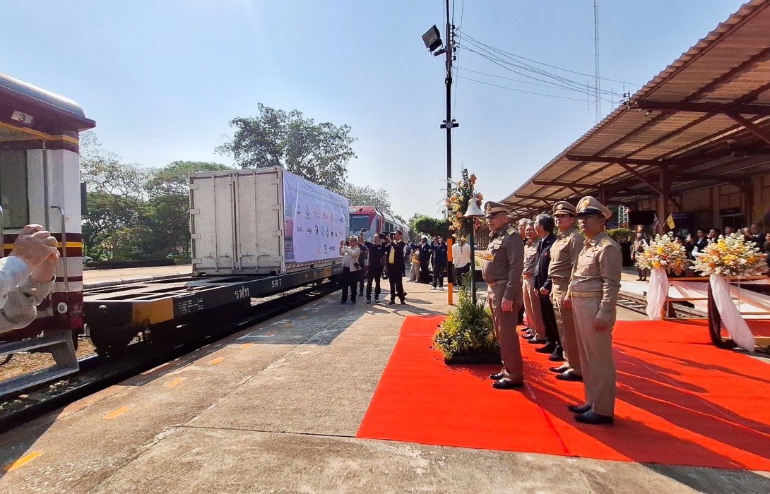 การรถไฟฯ เปิดหวูด ขนส่งผลผลิตทางการเกษตร “ภาคเหนือสู่ภาคใต้” เพิ่มศักยภาพการขนส่งทางรางแบบไร้รอยต่อ