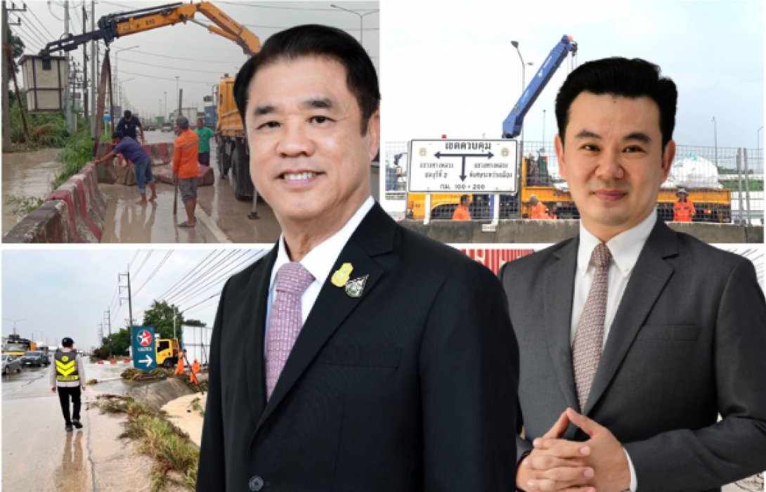 “สุริยะ” สั่งการ ทล. - ทช. เฝ้าระวังเหตุน้ำท่วมอย่างใกล้ชิด หลังพายุฤดูร้อนเข้าไทย