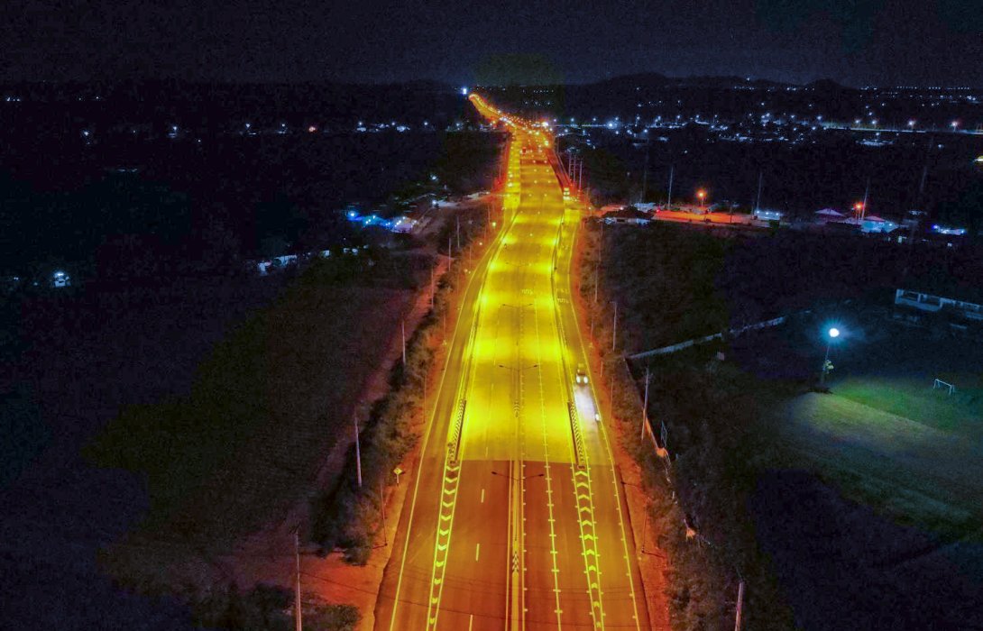 กรมทางหลวง ขยาย ทล.3245 สาย อ.ปลวกแดง – อ.หนองใหญ่ จ.ชลบุรี  4 ช่องจราจรแล้วเสร็จ หนุนเศรษฐกิจ EEC