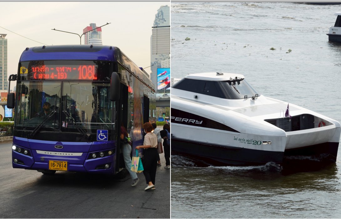 TSB รถเมล์ไฟฟ้า-เรือไฟฟ้า ประกาศให้บริการตามปกติ หลังเกิดเหตุแผ่นดินไหว 
