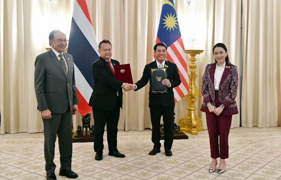 ไทย - มาเลเชีย ลงนามสร้างสะพานคู่ขนานข้ามแม่น้ำโก-ลก หนุนขนส่ง-ท่องเที่ยวเชื่อมเศรษฐกิจชายแดนใต้ ​