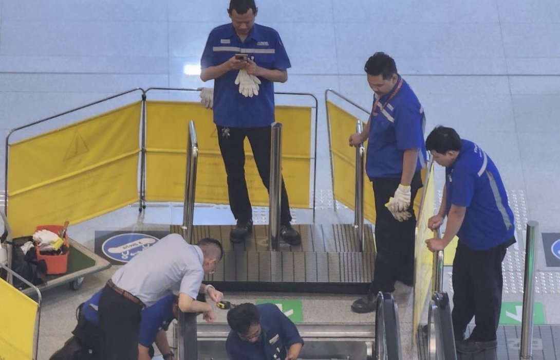 สุวรรณภูมิ แจงเหตุการณ์บันไดเลื่อนหยุดทำงาน ชี้เป็นกรณีระบบอัตโนมัติเพื่อความปลอดภัย
