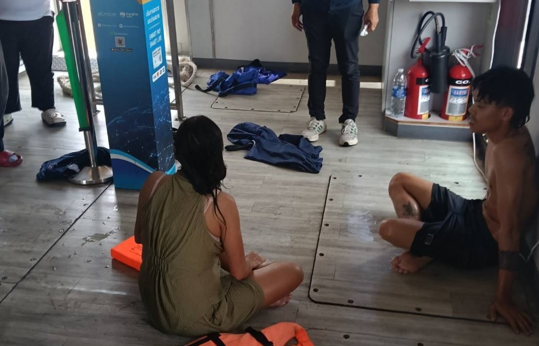 พนักงานเรือฮีโร่! โดดน้ำช่วยสาวท้อง 5 เดือน หวิดจมแม่น้ำเจ้าพระยา