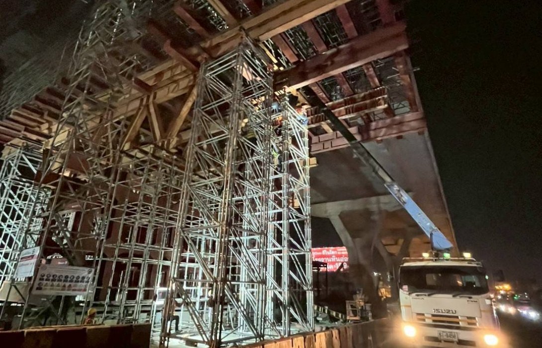 กรมทางหลวงเผยสัปดาห์แรกคืบหน้ารื้อถอนสะพาน M82 หลังเครน LG ถล่ม ย้ำความปลอดภัยสูงสุดภายใต้กำกับ วสท.