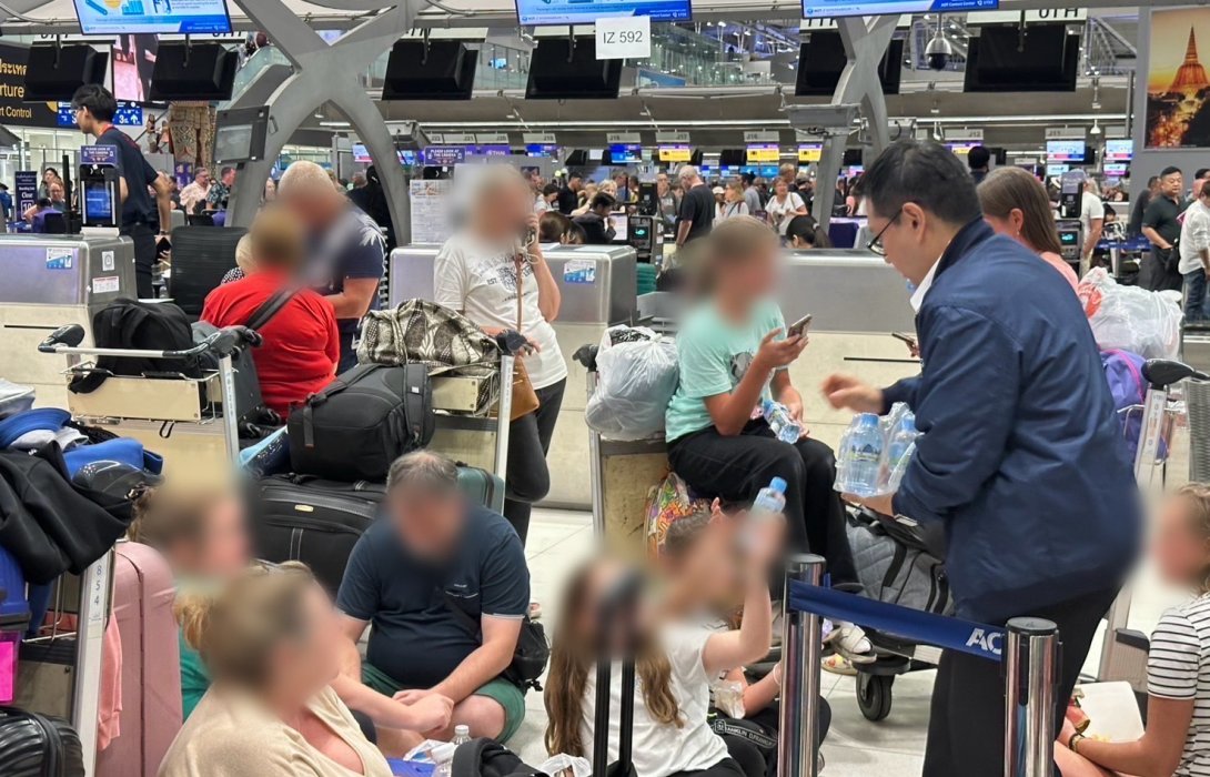 ท่าอากาศยานสุวรรณภูมิ ระดมเจ้าหน้าที่อำนวยความสะดวกผู้โดยสารที่ได้รับผลกระทบจากสถานการณ์อิสราเอล - อิหร่าน