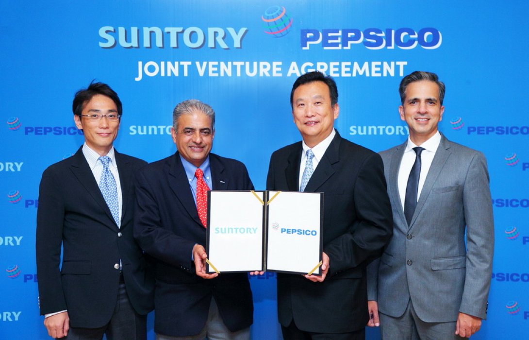 “เป๊ปซี่โค” ผนึก  “ซันโทรี่” ตั้งบริษัท  เสริมแกร่งธุรกิจนอนแอลกฯในไทย