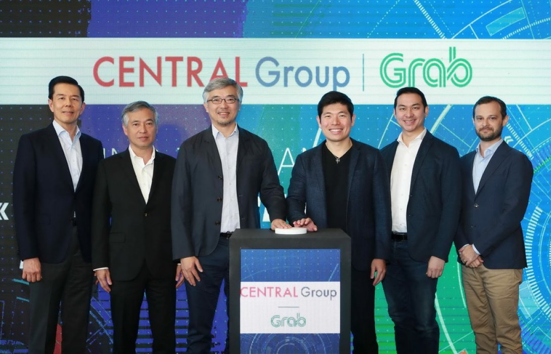 กลุ่มเซ็นทรัล ผนึก แกร็บ(ไทย) ลงทุนบิ๊กดิจิทัล ดันไทย สู่ ‘นิว เอ็กซ์พีเรียนซ์ อีโคโนมี’