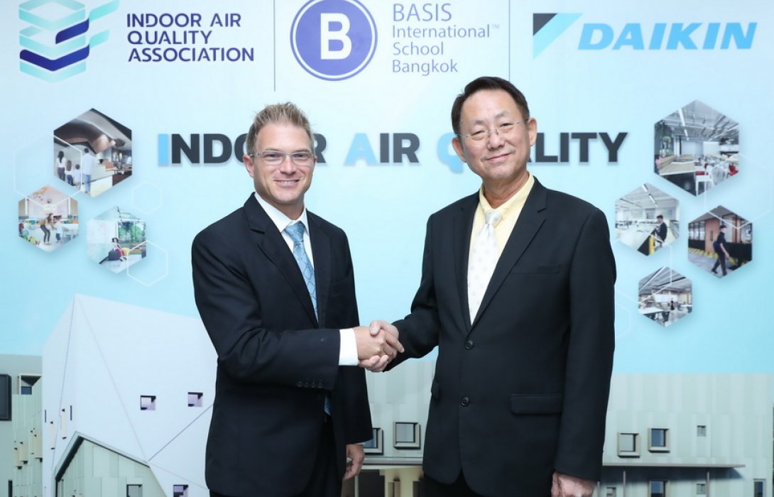 “ไดกิ้น” ส่ง นวัตกรรมเครื่องทำความเย็น  ติดตั้งระบบปรับอากาศ สู่ รร.นานาชาติเบซิส 
