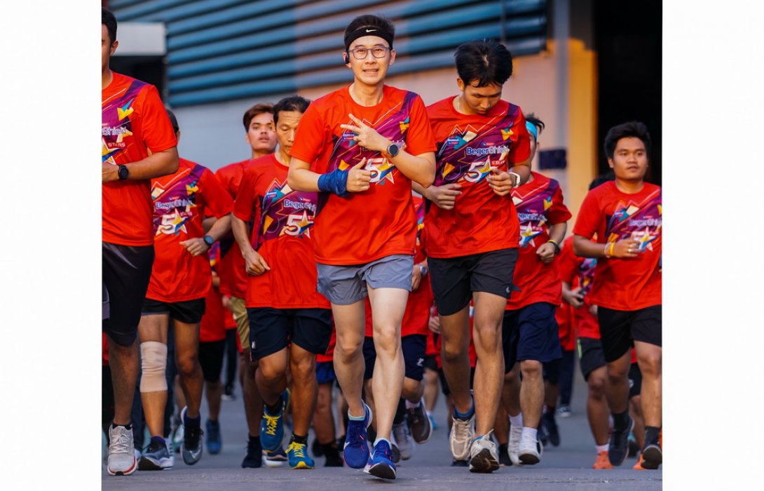 ผู้บริหาร “สีเบเยอร์” มุ่งสร้างองค์กรสุขภาพดี ชวนพนักงานเดิน – วิ่งแบบ Virtual Run