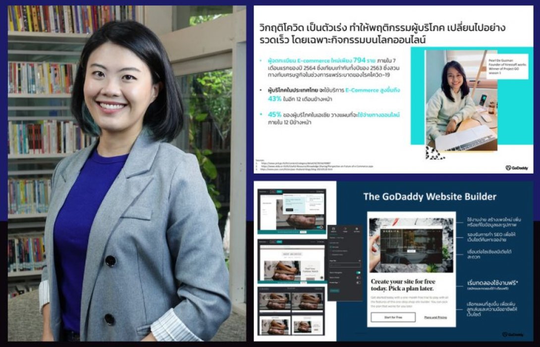 “GoDaddy”  ชี้ ตลาดอีคอมเมิร์ซไทยขยายตัวพุ่งต่อเนื่อง มุ่งผลักดันโซลูชั่นเสริมแกร่งธุรกิจออนไลน์ไทยเติบโตยั่งยืน