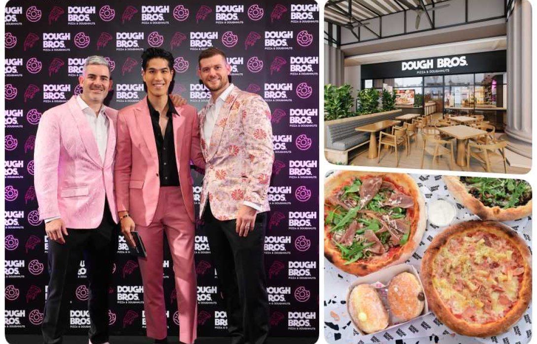 “DOUGH BROS” บิ๊กพิซซ่า-โดนัทฮ่องกง บินปักหมุดทำตลาดในไทย ประเดิมเปิดสาขาแรกเกษรอมรินทร์ พร้อมอัดเม็ดเงินลงทุนขยายอีก 5 สาขาใหม่ โฟกัสพื้นที่ กทม. หวังเป็นแบรนด์น้องใหม่สร้างสีสันตลาด QSR ในไทยมูลค่า 4.7 ลบ.