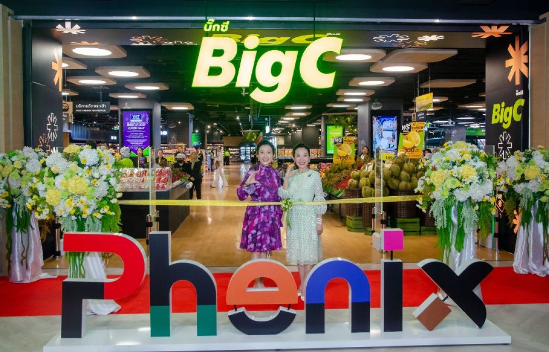 “บิ๊กซี ซูเปอร์เซ็นเตอร์” มั่นใจธุรกิจรีเทลขยายตัว  เปิดสาขาใหม่ บิ๊กซี แอท ฟีนิกซ์ เจาะทำเลทองใจกลางประตูน้ำรองรับดีมานด์ลูกค้าในพื้นที่ - นักท่องเที่ยว เดินหน้าลุยผุด บิ๊กซี สวนนงนุช พัทยา พร้อม Re – Grand Opening อีก 6 สาขา 