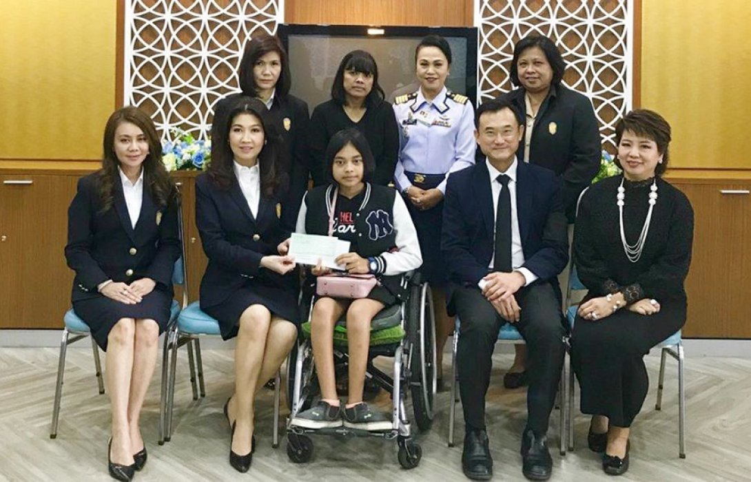 วปอ.รุ่น 58 น้ำใจงามมอบเงินช่วยเหลือ “น้องบีม”  