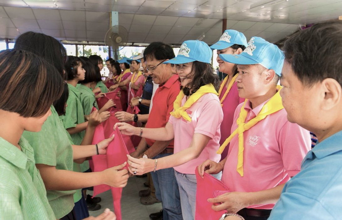 จิตอาสา จุฬาฯ สามัคคี ฟื้นฟู 11 โรงเรียนหลังน้ำท่วม จ.อุบลฯ ครั้งที่ 2