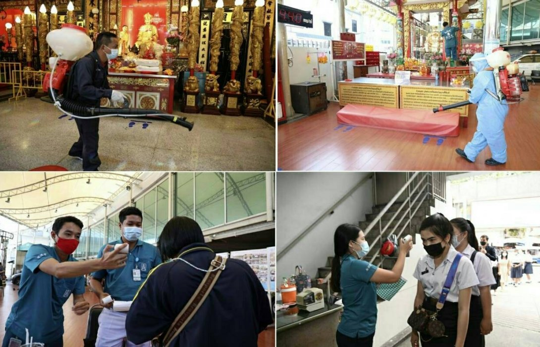 “มูลนิธิป่อเต็กตึ๊ง” รุกคุมเข้มมาตรการป้องกัน ฉีดพ่นยาฆ่าเชื้อไวรัสโควิด-19 ต่อเนื่อง