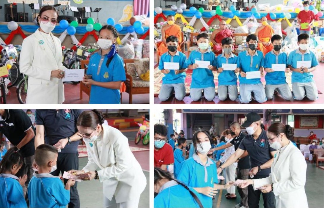 ผอ.ฟ้า มอบทุนการศึกษาเด็ก นร.วัดลำกระดาน-จับของขวัญกว่า 9 หมื่นบาท เนื่องในวันเด็กแห่งชาติ