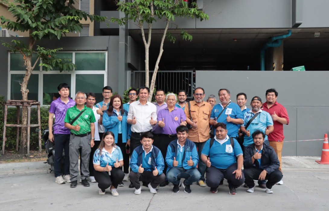 การเคหะแห่งชาตินำทีมวิศวกรลงพื้นที่ตรวจสอบอาคารดินแดงหลังเหตุแผ่นดินไหว ยันไม่กระทบโครงสร้างหลัก อาคารแข็งแรง มั่นคง ปลอดภัย