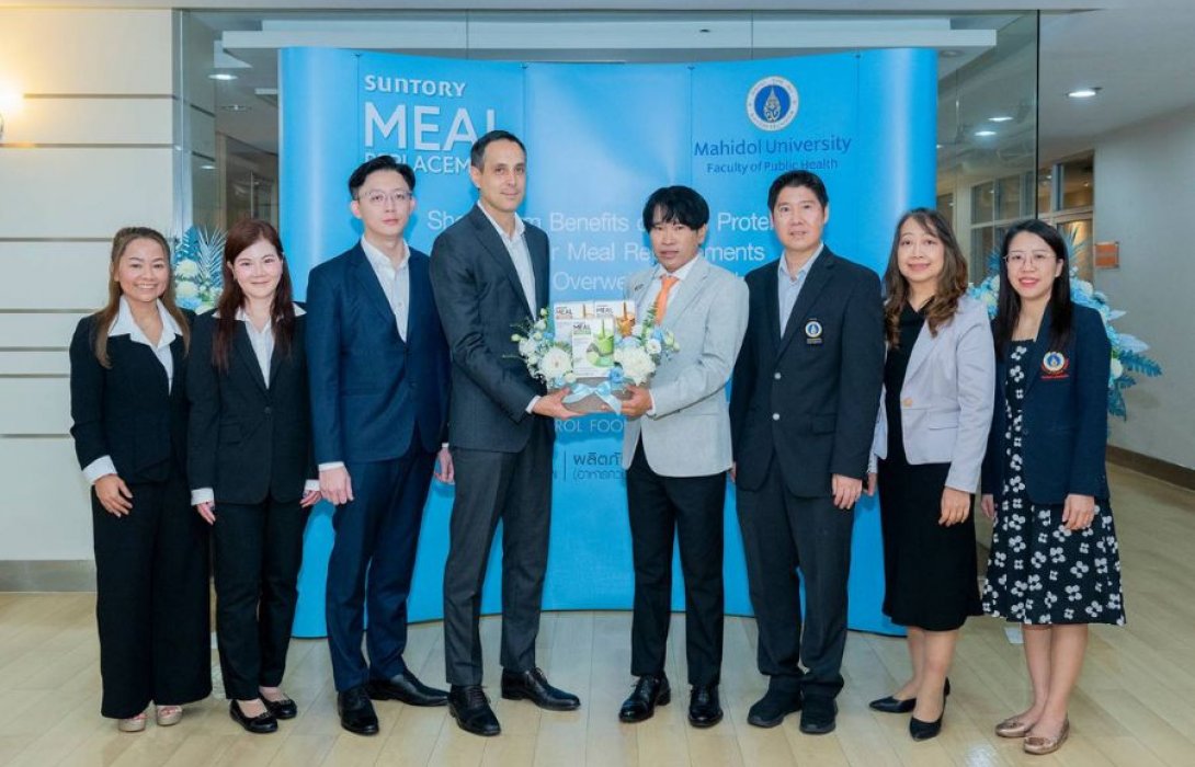 Suntory Wellness ผนึก มหิดล ผลวิจัยชี้ชัดช่วยลดน้ำหนักได้โดยไม่ต้องอด ปักหมุด Meal Replacement ทำตลาดในไทย 