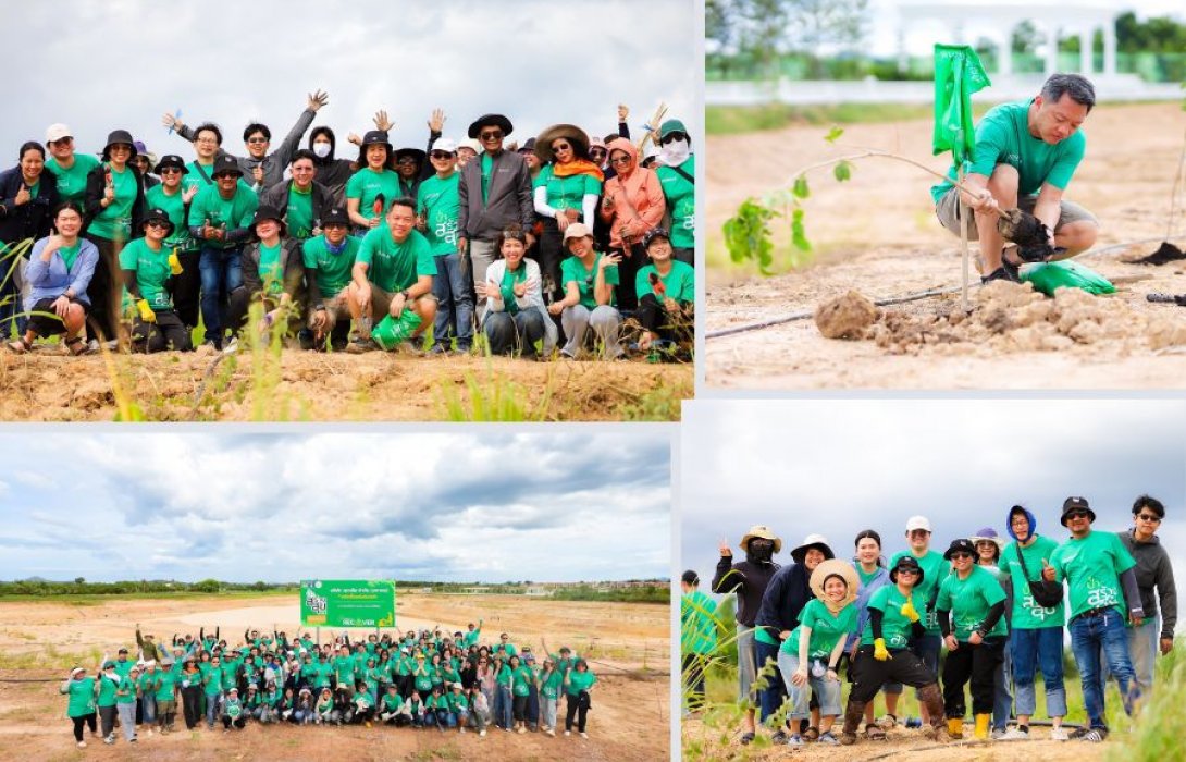 Green Mission ต่อเนื่อง! ศุภาลัยยกก๊วนพนักงานปลูกป่าหัวหิน ตั้งเป้าลดคาร์บอนฯทะลุ 665 ตัน