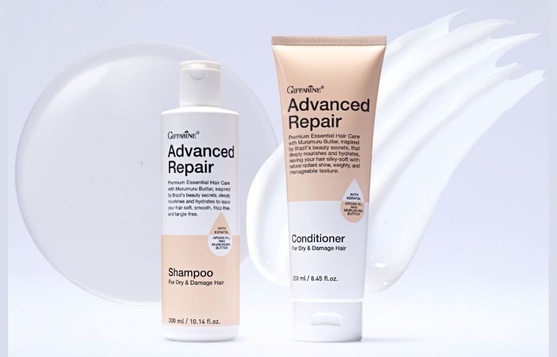 “Giffarine Advanced Repair” (กิฟฟารีน แอดวานซ์ รีแพร์)บำรุงเข้มข้นพิเศษ เอาอยู่ทุกสภาพผม