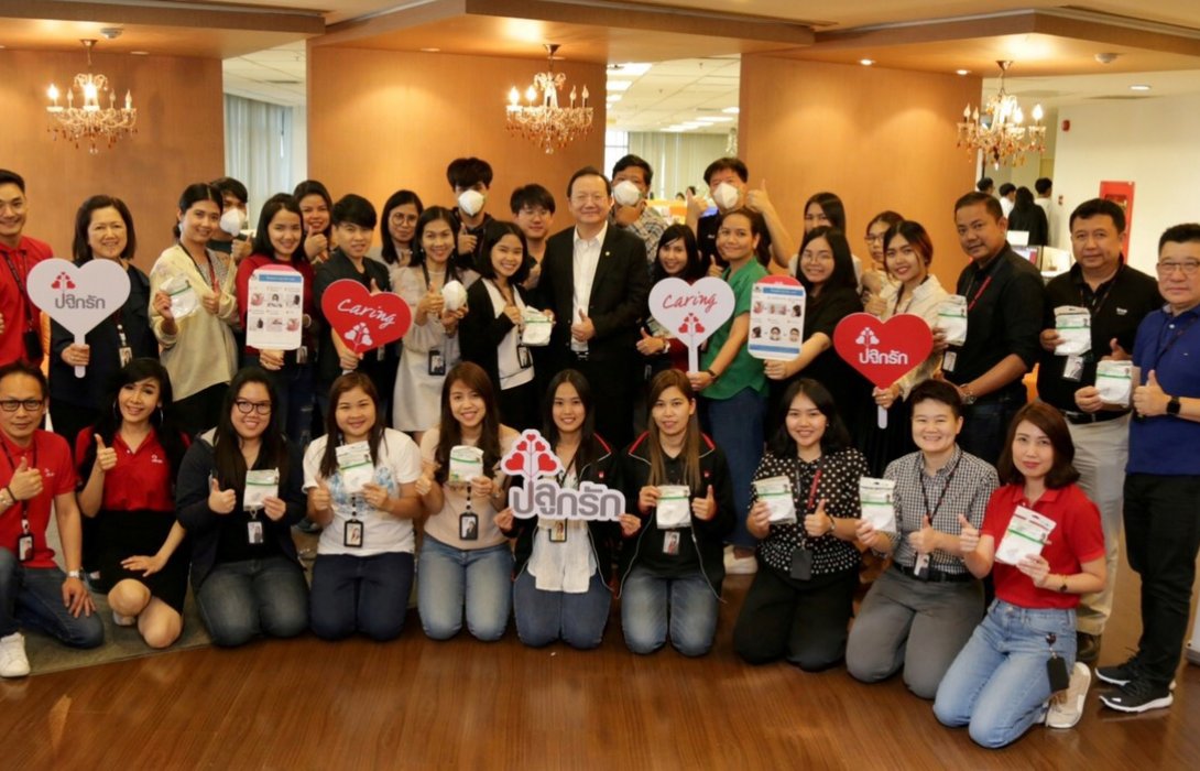 กลุ่มทรูห่วงใยพนง.-มอบหน้ากาก N95 ป้องกันภัยฝุ่น 