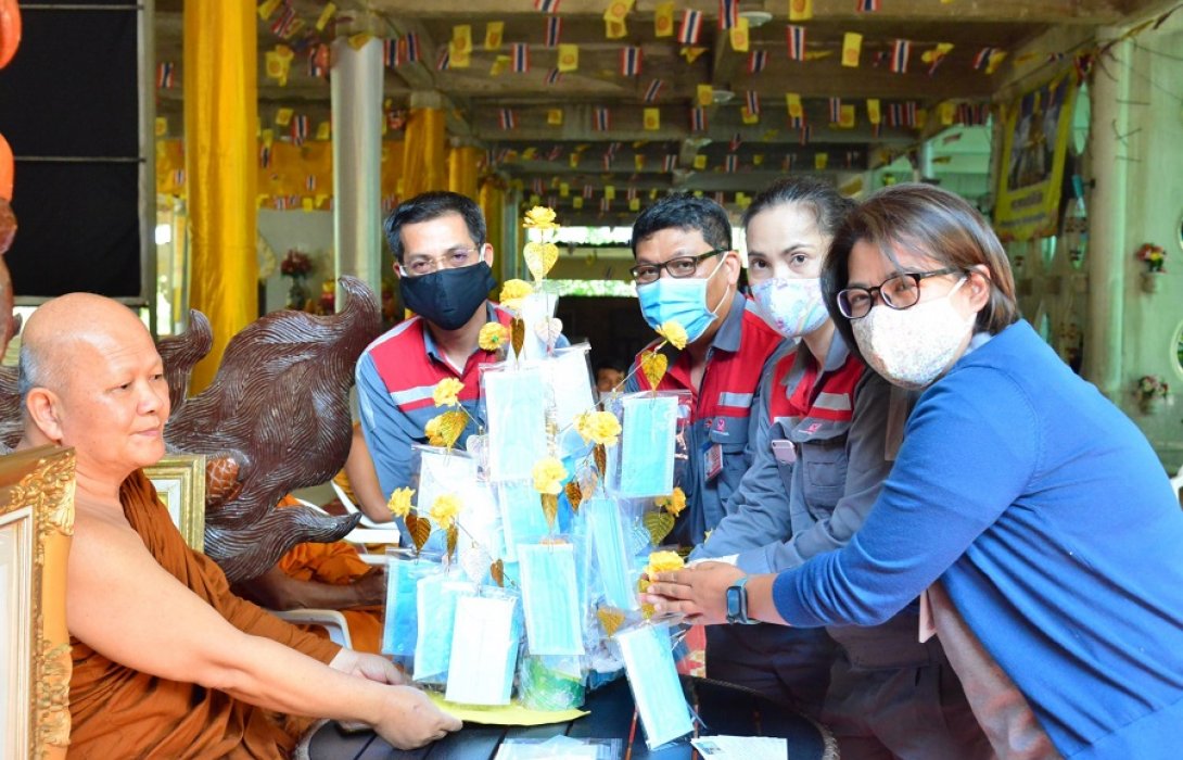 SSI ทอดผ้าป่าหน้ากากอนามัยป้องกันเชื้อ COVID -19