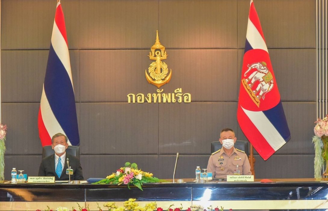 เสธ.ทร. ต้อนรับกรรมาธิการทหารฯ วุฒิสภา  