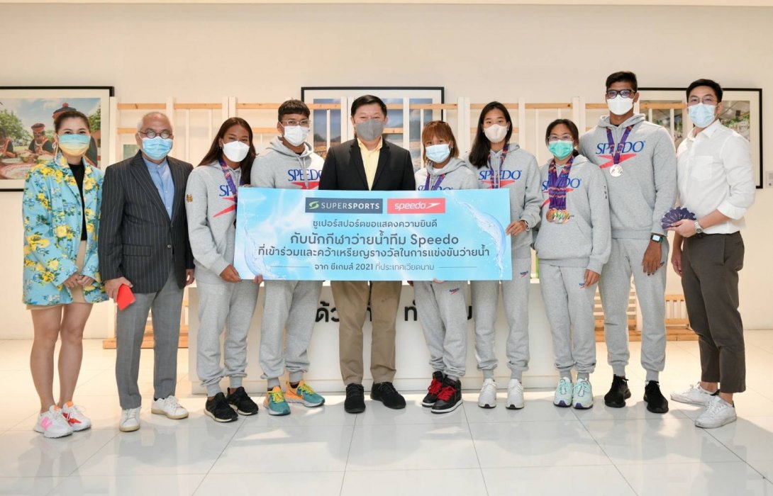 จัดงานต้อนรับนักกีฬาว่ายน้ำทีมสปีโด้อย่างอบอุ่น หลังเข้าร่วมและคว้าชัยชนะจากมหกรรมกีฬาซีเกมส์ ครั้งที่ 31 