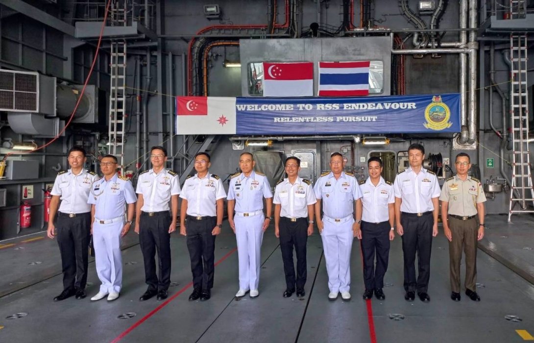 ผบ.ทร. เยือนสิงคโปร์ กระชับความสัมพันธ์กองทัพเรือ 2 ประเทศ