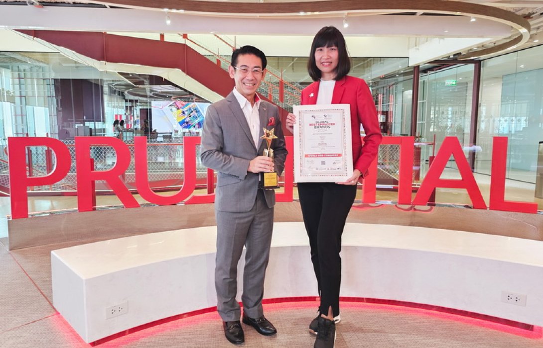 พรูเด็นเชียล ประเทศไทย คว้ารางวัลสุดยอดนายจ้างระดับโลก“Global Best Employer Brand Awards 2024”