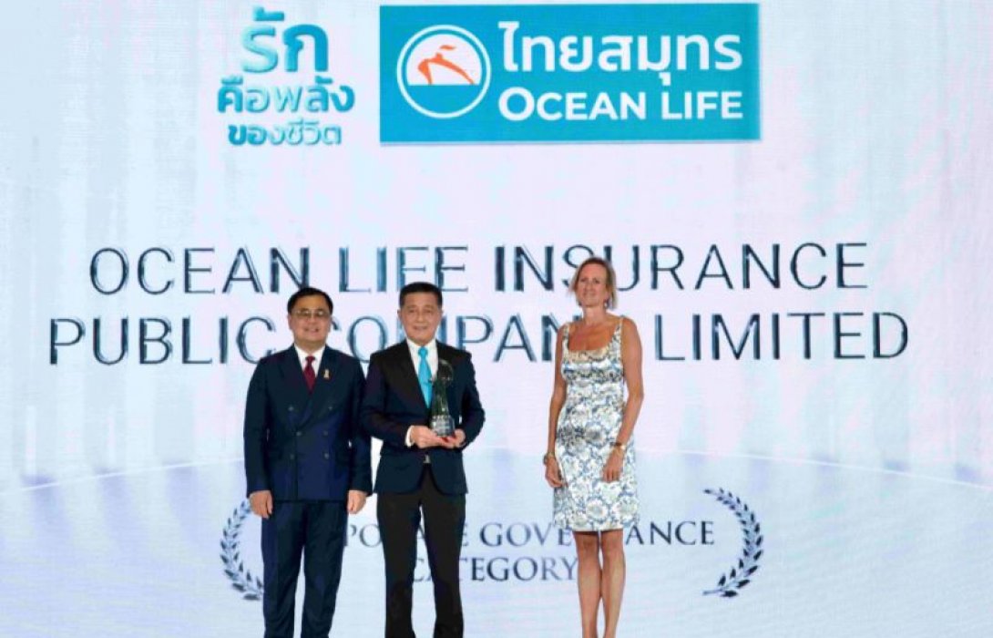 OCEAN LIFE ไทยสมุทร คว้ารางวัล Asia Responsible Enterprise Awards 2025 ตอกย้ำความเป็นผู้นำด้านธุรกิจเพื่อสังคมและสิ่งแวดล้อมระดับเอเชีย