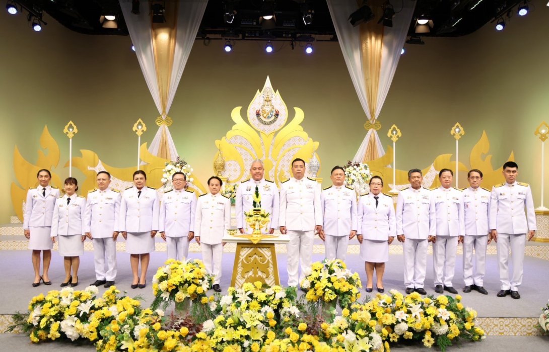 การเคหะแห่งชาติบันทึกเทปโทรทัศน์ถวายพระพรชัยมงคล พระบาทสมเด็จพระวชิรเกล้าเจ้าอยู่หัวฯ ณ สถานีวิทยุโทรทัศน์แห่งประเทศไทย (NBT)
