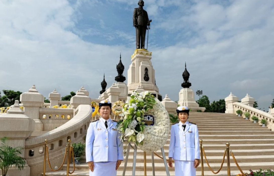 ธ.ก.ส. ร่วมพิธีวางพวงมาลา เนื่องในวันนวมินทรมหาราช 2568